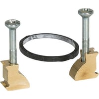 LK FUGA – Klostykker med M2,5 x 20 mm skruer og elastik for montering af indsatse i dser og underlag (ny model), pose med 5 st