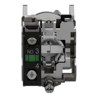 Nøgleafbryder komplet, 2 positioner, fast, 1NO, ngle ud venstre, XB4BG21