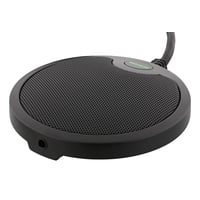 DELTACO Office DELC-0002 - Mikrofon - kablet - USB, 3,5 mm jackstik - sort