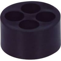 JACOB Multipakning Perfect PG21 til kabel Ø 4x7 mm gummi, sort