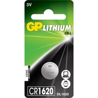 Knapcellebatteri CR1620 3V lithium 1stk
