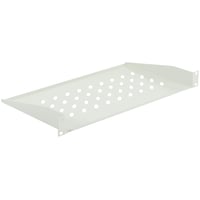 Lanview 19" 1U fast hylde 250 mm dybde hvid