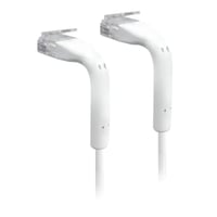 Ubiquiti UniFi - Patchkabel - RJ-45 (han) til RJ-45 (han) - 30 cm - 3 mm - CAT 6 - booted - hvid