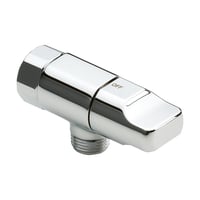 Afspærringsventil til vaskemaskine, G3/4 x G1/2, forkromet