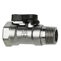 Kuglehane TA 400, m/n, 1/2”, med sort hndtag