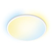 Oplev den elegante WiZ SuperSlim Loftlampe 16W W RD 27-65K TW - Tunable White fra Philips, der bringer stil og fleksibilitet ind i dit hjem. Denne slanke lampe kombinerer moderne design med funktionalitet og giver dig muligheden for at justere lysfarven fra varmt til koldt hvidt lys. Skab den perfekte atmosfære til enhver lejlighed, uanset om du slapper af eller arbejder. Med WiZ-appen kan du nemt styre lysstyrken og farvetemperaturen direkte fra din smartphone.

**Hovedegenskaber:**
1. Justerbar farvetemperatur (2700K til 6500K).
2. Slankt og moderne design, der passer ind i ethvert rum.
3. Nem betjening via WiZ-appen på din smartphone.
4. Energieffektiv LED-teknologi (16W).
5. Forskellige lysstyrker og atmosfærer til enhver situation.
6. Enkel installation uden behov for ekstra hardware.