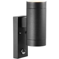 Tin Maxi Sensor vglampe med bevgelsessensor, dobbelt, 2 x GU10 maks. 35W, sort - Nordlux