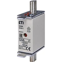 Sikring NH00, 125A, gG, 500V
