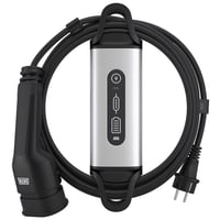 eMove Mode 2 ladekabel, 10A, 6 meter, T2 til Schuko, Norge og det meste af Europa - DEFA