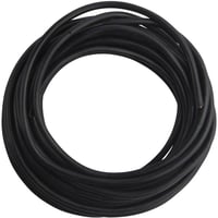 Ledning H03VV-F, rund, 2×0,75, sort, 10 meter