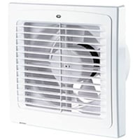 Lindab ventilator AGF125TH, fugtstyret med timer og hygrostat
