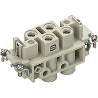 HARTING HAN Com stik, indsats type 16B hunstik skrueterminal maks 16mm², 80A 4+2 polet