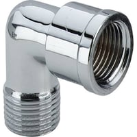 Forkromet messing vinkel 90 m. muffe/nippel, " x " - Viega