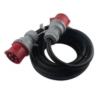 Billede af Kabelst 10M 5G6 CEE 5P 32A m fasevender