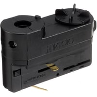 GLOBAL trac? 3-faset: MULTI-adapterT med nippel og aflastning til pendel, maks. 10 kg (100N), XTSA68-2, sort - Nordic Aluminium