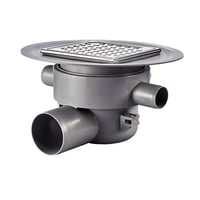 Purus Multiflex 75 mm aflbsskl, til smremembran, med studs, vandret