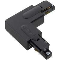 Global Trac 1-faset L-stykke Højre GB 34 - Sort