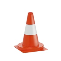 Afmrkningskegle, 32 cm, orange/hvid