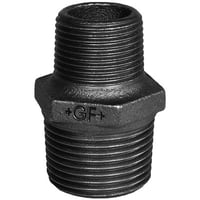 +GF+ Brystnippel sort reduktion 3/4 x 1/2