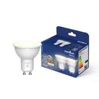 Billede af Nordlux Smart Light GU10 LED-pre, 2200-6500K, 450lm, Bluetooth - 2 pak