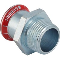 Billede af Mapress El-Forzinket, 22 mm x " overgang, muffe/nippel - Geberit