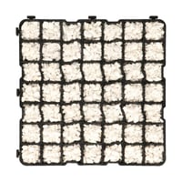 Ecogrid N50 grsarmering, 500 x 500 x 50 mm, sort, 24 t - LHI