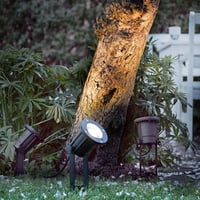 Spotlight LED havelampe p? spyd, 1 x GU10 maks. 35W, sort - Nordlux