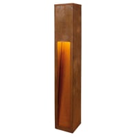 SLV Rusty Slot 80 bedlampe, E27, IP44, rust brun