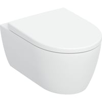 Geberit iCon hængeskål m/TurboFlush skylleteknik & KeraTect overflade - inkl. Soft Close toiletsæde - boltafstand 180 mm