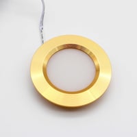 Reco68 mbelspot, 6,8 cm, 2,8W, erstatter 20W, 220lm, 4000K, guld - LEDlife