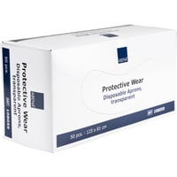 Abena engangsforklde, 25 micron, transparent LDPE, dispenserboks, usteril, 125x81cm