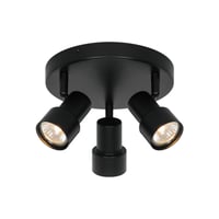 Nordlux Boston 3-Rondel, loftlampe, sort