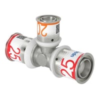 MLC pres T-stk 25-20-25mm - til gulvvarme- og brugsvand- og radiatorsystemer