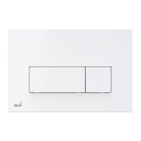 Alca M570 thin betjeningsplade, hvid plast