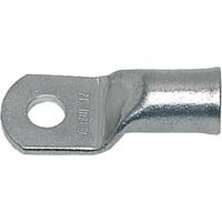 Klauke 702F10MS, Rørformet ring øsken, Lige, Sølv, Kobber, Tinbelagt kobber, 10 mm²