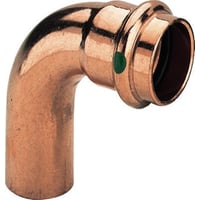 VIEGA Profipress bøjning 15mm 90Gr. af kobber, SC-Contur Press muffe/nippel