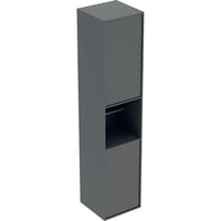 If Sense Art hjskab, 2 lger, hylde 36.6x172.5x36cm, Lava/mat
