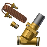 Differenstrykregulator PV Compact, DN 15, 5-30 kPa, 1/2″ gevind, med kapillarrr