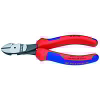 Knipex Kraft-skvbider, sort atramenteret, 140 mm