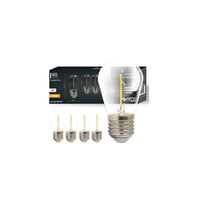 5 stk E27 1W LED pre, ST14, COB filament, varm kulr