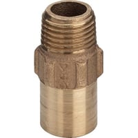 Lodde nippel m. gevindnippel, 15 mm x “