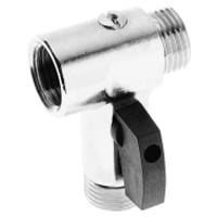 Kuglehane Securex t-stykke mf/np/np m. hndtag og kontraventil krom – 1/2″