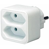 Brennenstuhl strømskinne, 2xIEC 60906-1 udtag, 1x CEE 7/7, hvid
