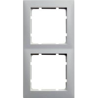 Berker Ramme, 2 modul, S.1 hvid