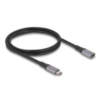 USB forlngerkabel, 40 Gbps, USB-C M-F, PD3.1, 240W, 1 meter, metal