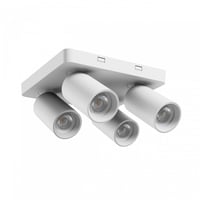 Madara Altro loftslampe, 4xGU10, 230V, IP20, hvid, firkant