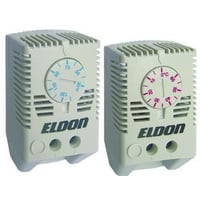 Termostat ETR202 NC opvarmning, 0 C to +60 C, IP 20, lysegr (RAL 7035)