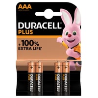 Billede af Duracell Plus Power batteri, AAA LR03, 4 stk.