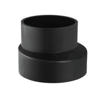 Geberit PE-HD Excentrisk Reduktion 110/63mm - Sort