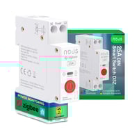 Nous D3Z DIN-skinne rel, 25A, Zigbee